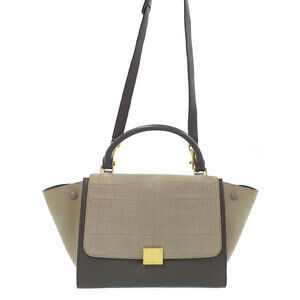 Celine Trapeze Tricolor Handbag Shoulder Bag